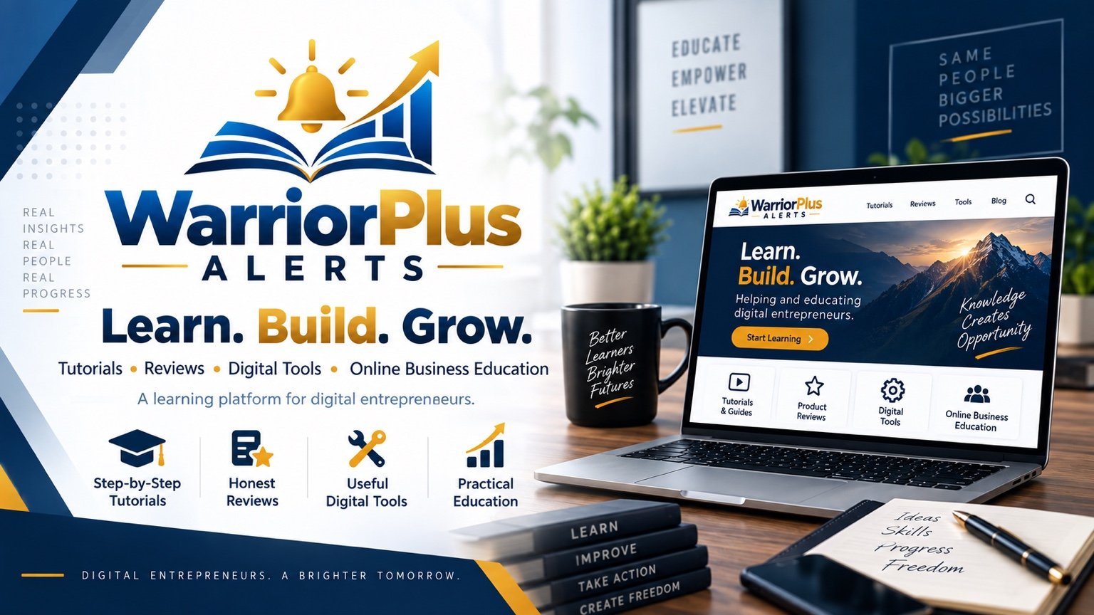 WarriorPlusAlerts Learn Build Grow